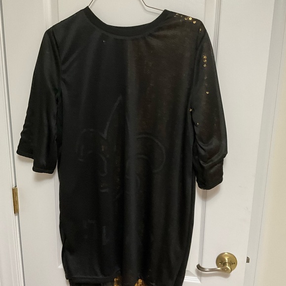 Sequine New Orleans Jersey Size Large, oversized dress shirt - Picture 8 of 8